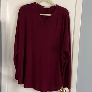Red long sleeve shirt